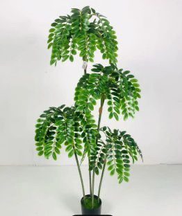 4FT Artificial Tamarind (Imli) Plant – Realistic Fake Tree with Lifelike Leaves – Indoor/Outdoor Tropical Decor