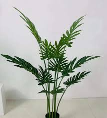 4FT Artificial Palm Plant – 9-Leaf Fake Tropical Tree – Indoor/Outdoor Home & Office Decor
