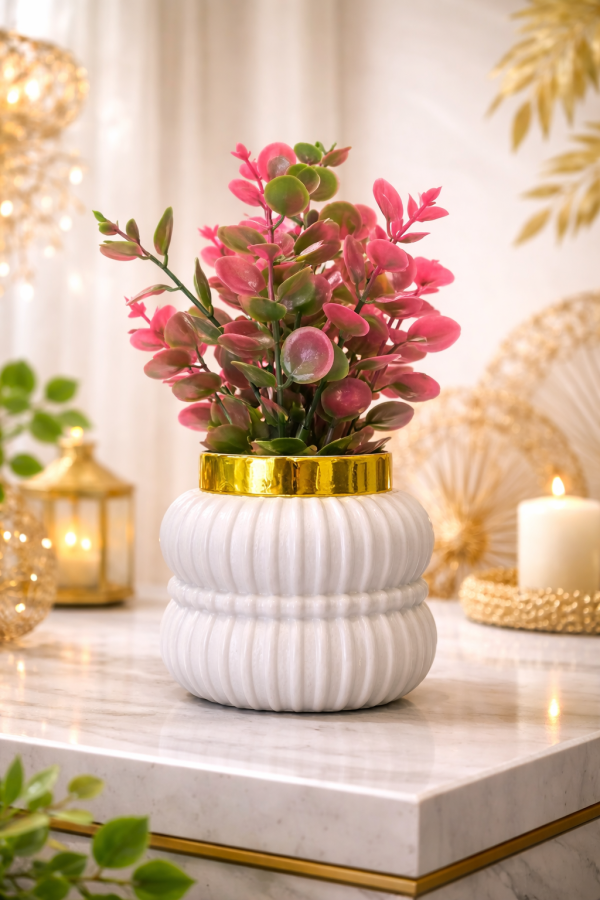 Luxury Artificial Plastic Base Flower - Decor For Home