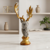 Gemini_Generated_Image_dt5vpwdt5vpwdt5v Luxury Antique Style Deer Head Figurine – Gold & Silver Finish Home Decor Masterpiece