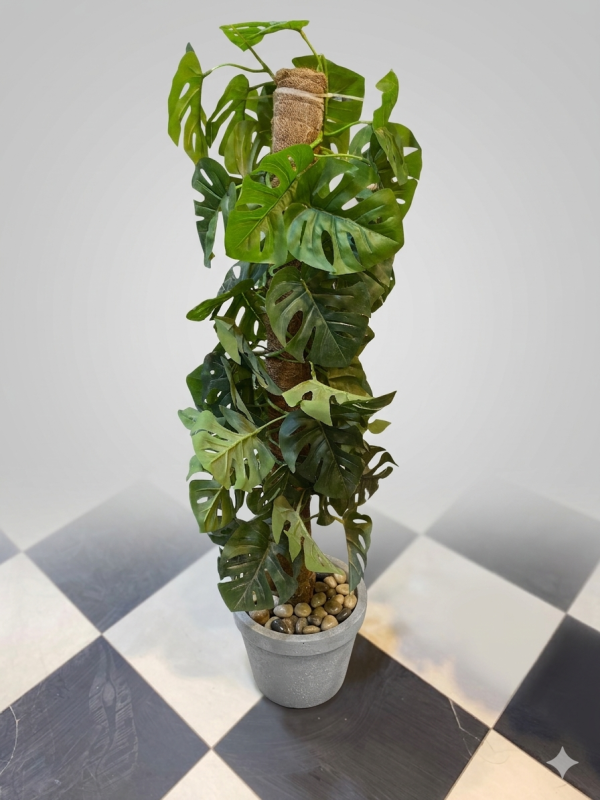Tropical Monstera Totem