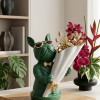Gemini_Generated_Image_xki0c4xki0c4xki0 The Dapper Frenchie – Emerald Green Bulldog Statue & Floral Vase