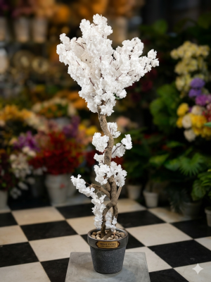 Gemini_Generated_Image_yajtp1yajtp1yajt Elegant White Artificial Cherry Blossom Tree with Realistic Twisted Trunk